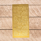 Artdeco Sticker Sheets - Gold | Hobby Craft and Scrap