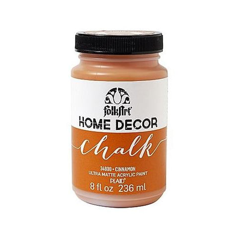 Plaid - Folkart - Home Decor Chalk Ultra-Matte Paint (8oz) - Cinnamon