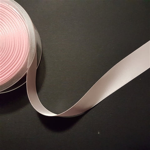 Birch - Craft Satin Ribbon 25mm Light Pink (Per meter)