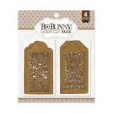 BoBunny - Lace Laser Cut Chipboard Tags