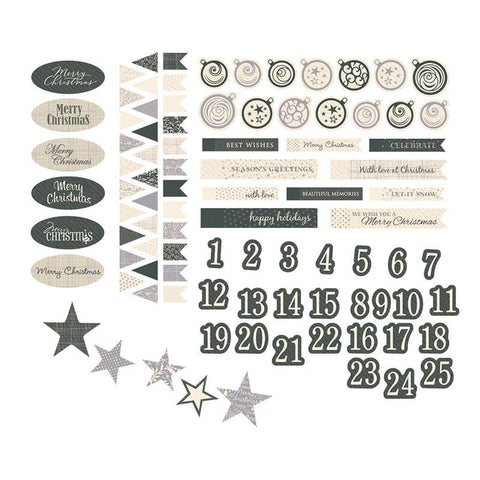 Couture Creations Be Merry & Classic - Ephemera Set (93 pieces) WH