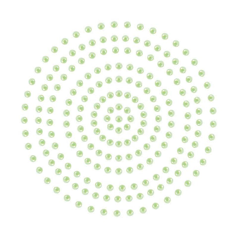 Adhesive Pearls - Soft Green (2mm- 424pc)