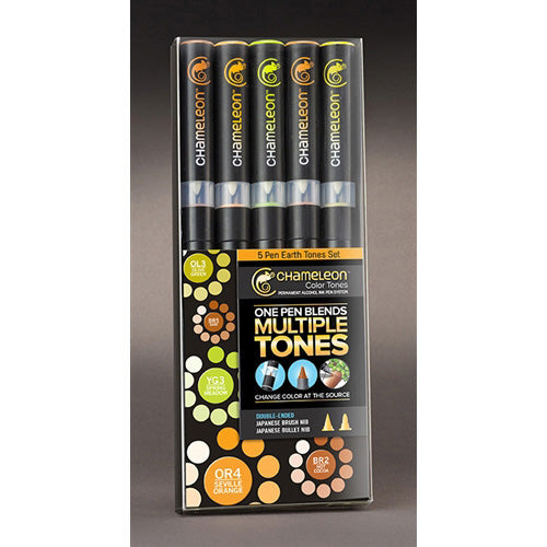 Chameleon Alcohol Pen Pen Set Earth Hobby – Hobby Craft and