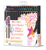Chameleon Fineliner 48-Pen Brilliant Colors Set