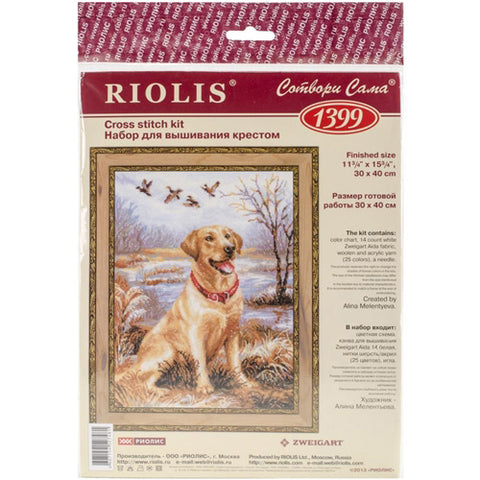 Riolis - Counted Cross Stitch Kit - Labrador