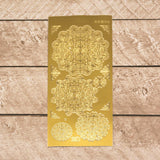 Artdeco Sticker Sheets - Gold | Hobby Craft and Scrap