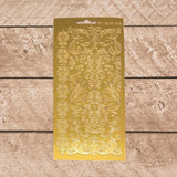 Artdeco Sticker Sheets - Gold | Hobby Craft and Scrap