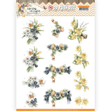 Precious Marieke - Spring Delight A4 Decoupage Sheet, Flowers | Hobby Craft and Scrap