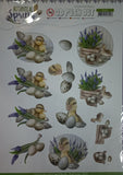 Precious Marieke - Botanical Spring A4 Decoupage Sheet, Ducklings | Hobby Craft and Scrap