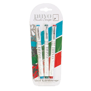 Nuvo Brush Script Pen Pack - Vivid Kaleidoscope