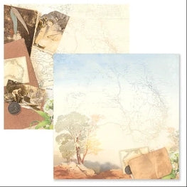 Sweeping Plains - Double Sided Pattern Paper #1 (1 sheet)