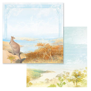 Sweeping Plains - Double Sided Pattern Paper #3 (1 sheet)
