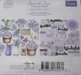 Lavendar Love Ephemera Set | Hobby Craft and Scrap