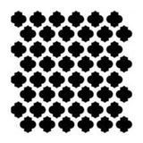 Plaid Folkart 6x6 Laser Stencil - Casablanca