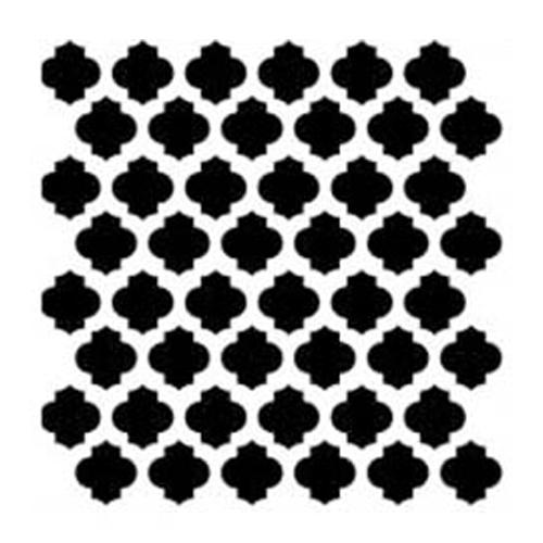 Plaid Folkart 6x6 Laser Stencil - Casablanca