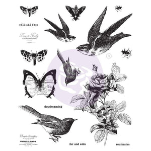 Finnabair Cling Stamps - Wild and Free