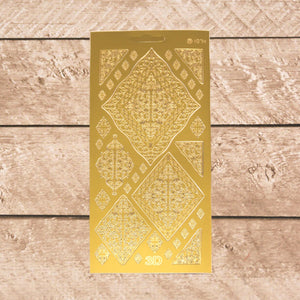 Artdeco Sticker - 3D ornament 4 corners