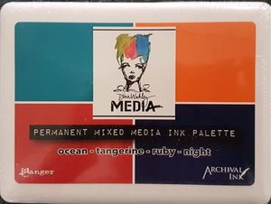 Ranger Designer Permanent Mixed Media Ink Pallet - Dina Wakley