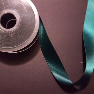Birch - Craft Satin Ribbon 25mm Hunter Green (Per meter)