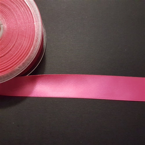 Birch - Craft Satin Ribbon 25mm Shocking Pink (Per meter)