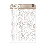 BoBunny - Filagree Silver Foil Rubon