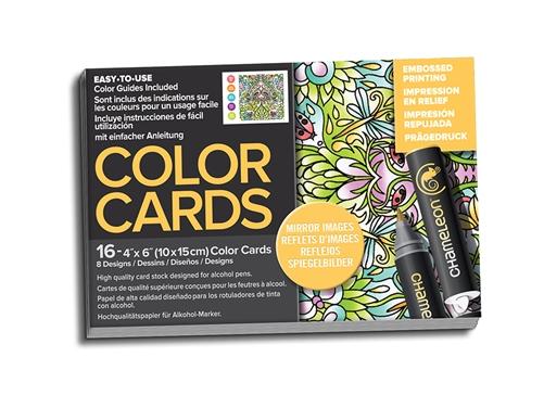 Chameleon Embossed Printing Color Cards - Mirror Images