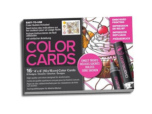 Chameleon Embossed Printing Color Cards - Sweet Treats