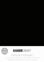 Kaisercraft C6 Card and Envelope Pack (10 pack) | Hobby Craft and Scrap