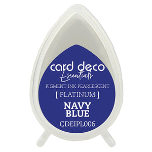 Card Deco Essentials Fast-Drying Pigment Ink Pearlescent Navy Blue