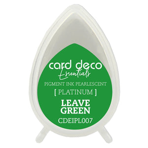 Card Deco Essentials Fast-Drying Pigment Ink Pearlescent Leave Green
