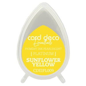 Card Deco Essentials Fast-Drying Pigment Ink Pearlescent Sunflower Yellow