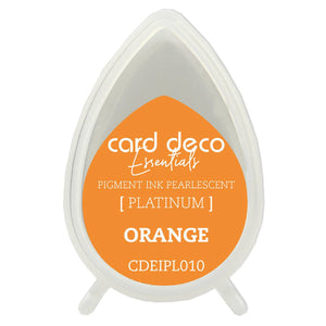 Card Deco Essentials Fast-Drying Pigment Ink Pearlescent Orange | Couture Creations