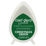 Card Deco Essentials Fast-Drying Pigment Ink Pearlescent Christmas Green | Couture Creations