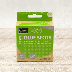 Couture Creations - Craft Glue Spots (1/2 inch diametre x 200 pieces)