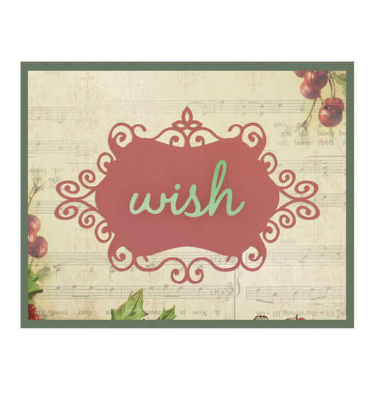 Christmas Wish  2pcs (100 x 67.1mm | 3.9 x 2.6in) - Christmas Eve Collection WH