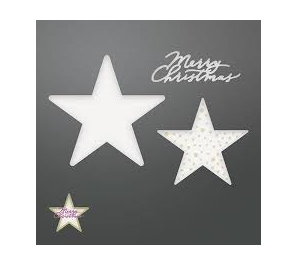 Couture Creations Be Merry Collection - Merry Layered Stars Set