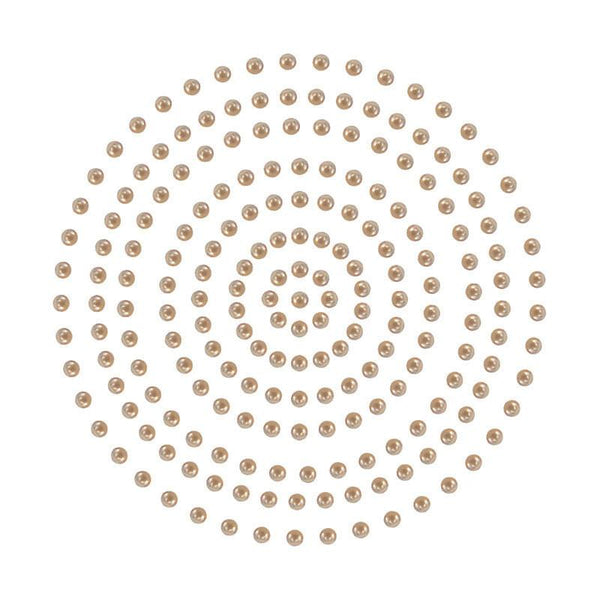 Adhesive Pearls - Chocolate (2mm- 424pc)