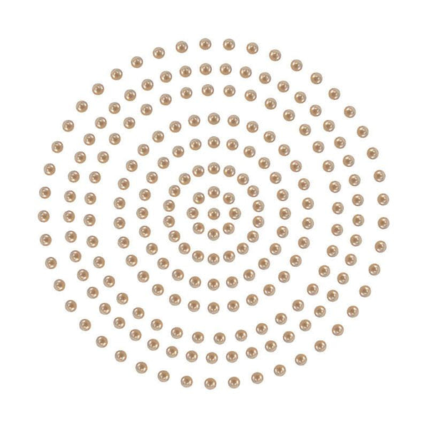 Adhesive Pearls - Chocolate (2mm- 424pc)
