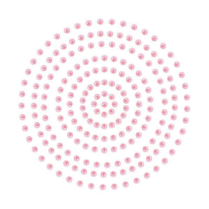 Adhesive Pearls - Deep Pink (2mm- 424pc)