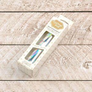 Foil - Silver (Iridescent Material Pattern) - Heat activated