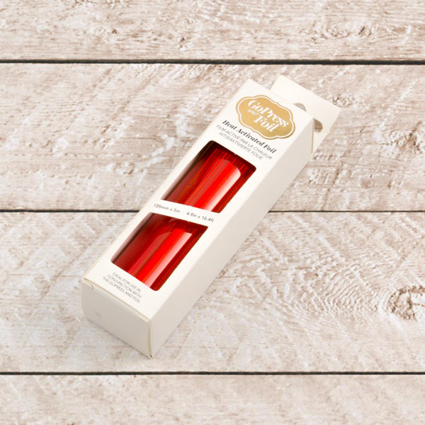 Foil - Red Orange (Iridescent Finish) - Heat activated