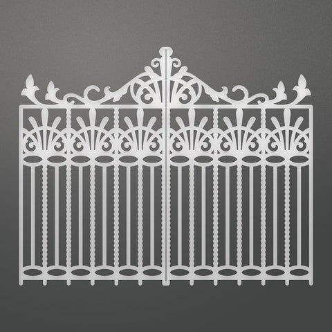 Couture Creations - C'est La Vie Nouveau Gate Decorative Die (1pc) WH