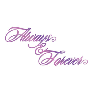 Every Day Sentiments - Always & Forever Sentiment Hotfoil Stamp WH