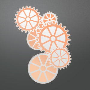Couture creations - Nouveau Cut, Foil and Emboss Die Clockwork