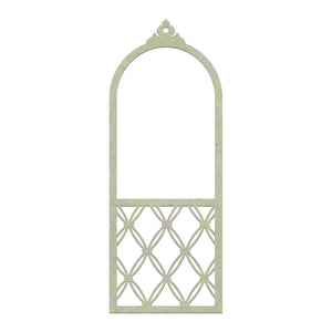 Couture Creations - Tied Threshold Chipboard (1pc)