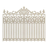 Couture Creations - Cest La Vie Wrought Iron Gate Chipboard (2pc) WH