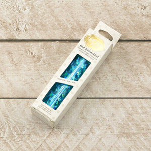 Foil - Cyan (Iridescent Triangular Pattern) - Heat activated