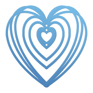 Couture Creations Mini Die - Heart Silhouette (2pc)