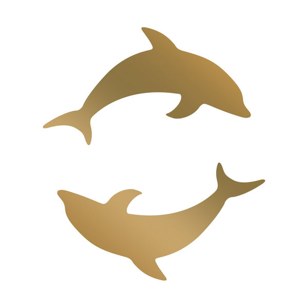 Couture Creations Abracadabra Collection Mini Hotfoil Stamp Set - Dolphins (2pc) WH