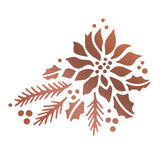 Couture Creations - Highland Christmas Poinsettia Corner Hotfoil Stamp WH